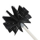Nylon Filament Flexible Chimney Cleaning Brush Kit 4 Inch Dryer Vent Cleaner Brush