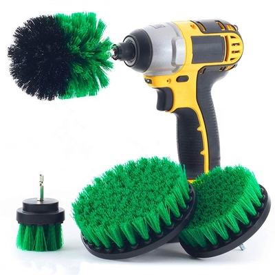 4pcs Nylon PP Drill Cleaning Brush Set Wheel Cleaning Brush
