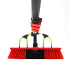 Red Color Telescoping Solar Panel Brush Cleaner Used For PV Panels
